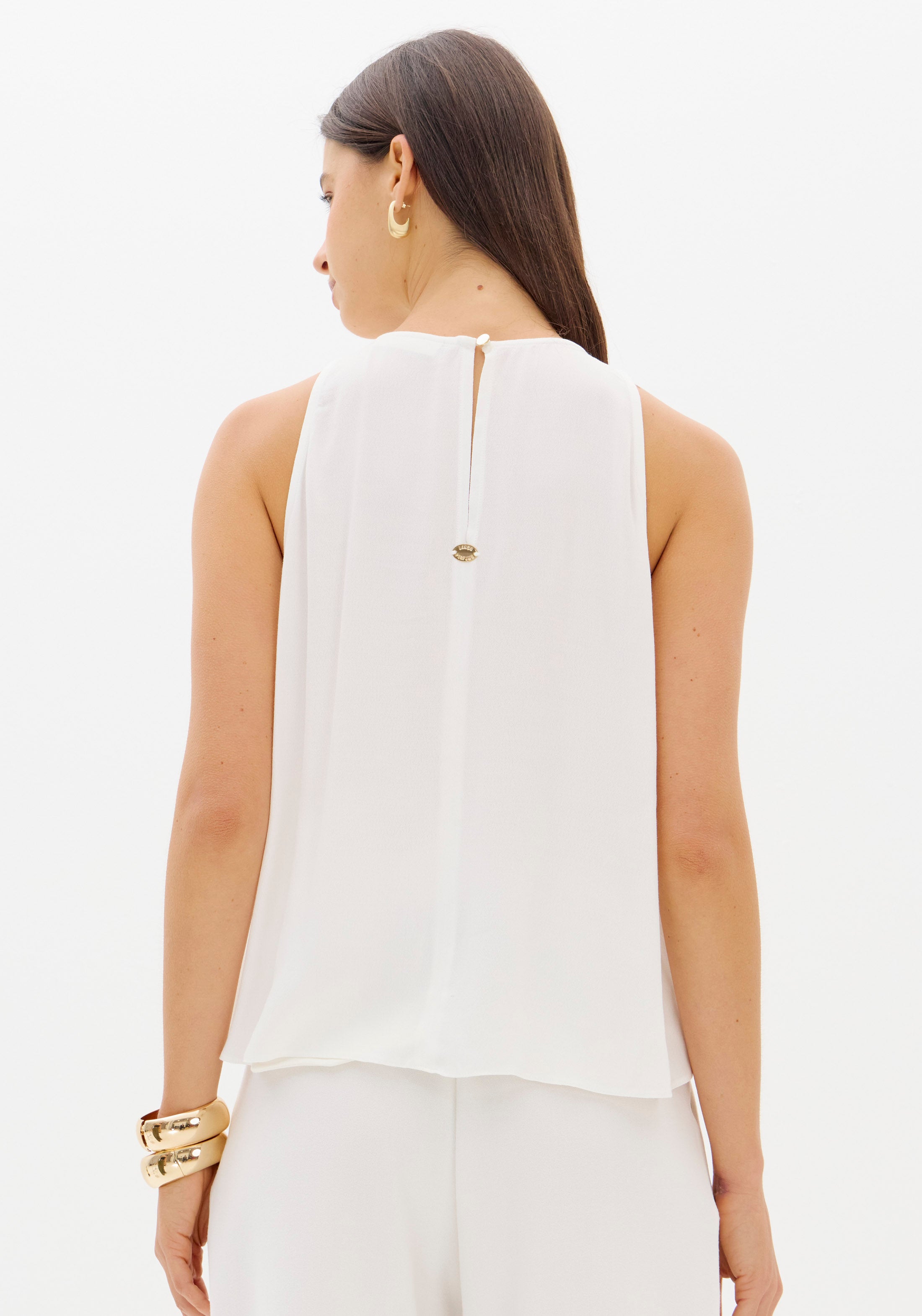 Blusa Ampla Sem Manga