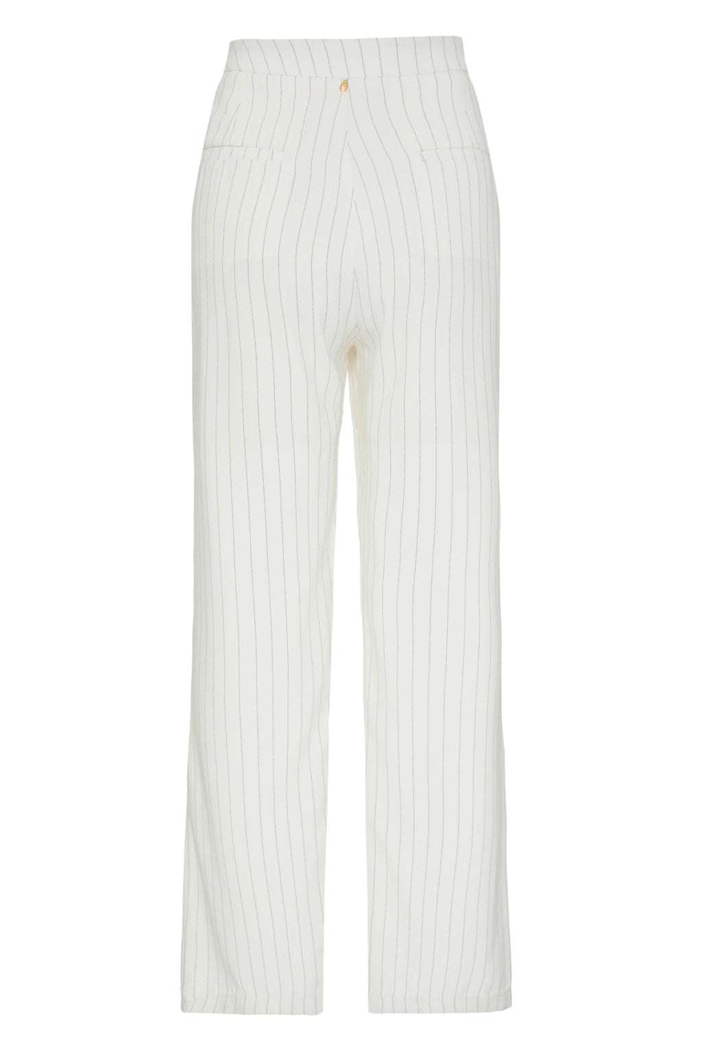 Calça Clarice Off White Risca de Giz