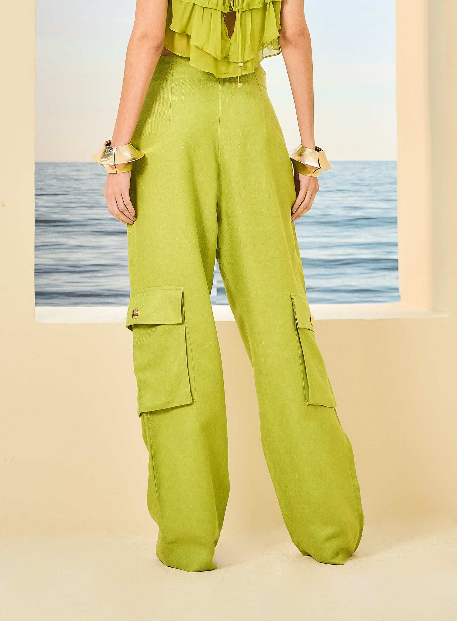 Calça Linho Verde Glade