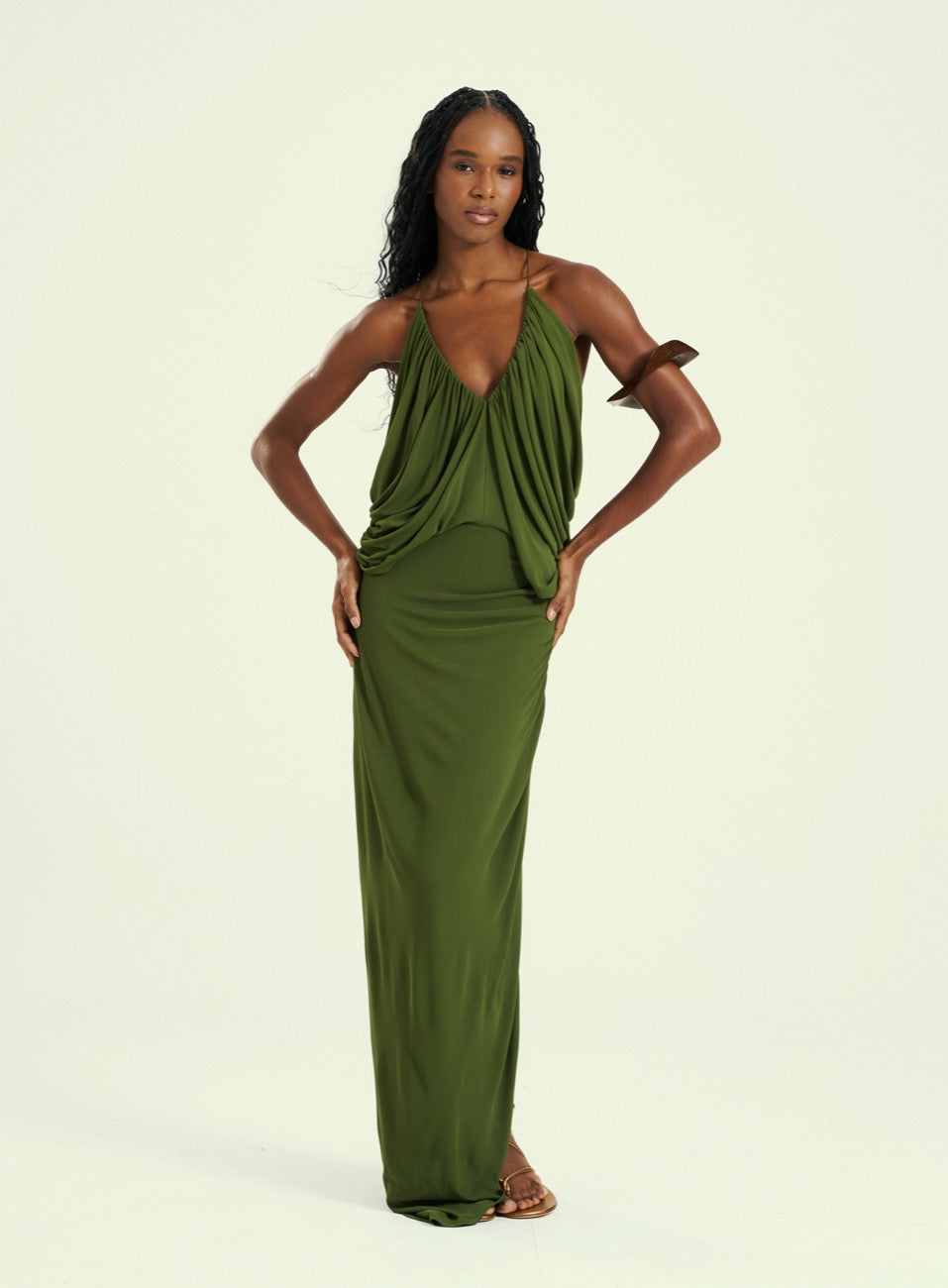 Vestido Verde Caper