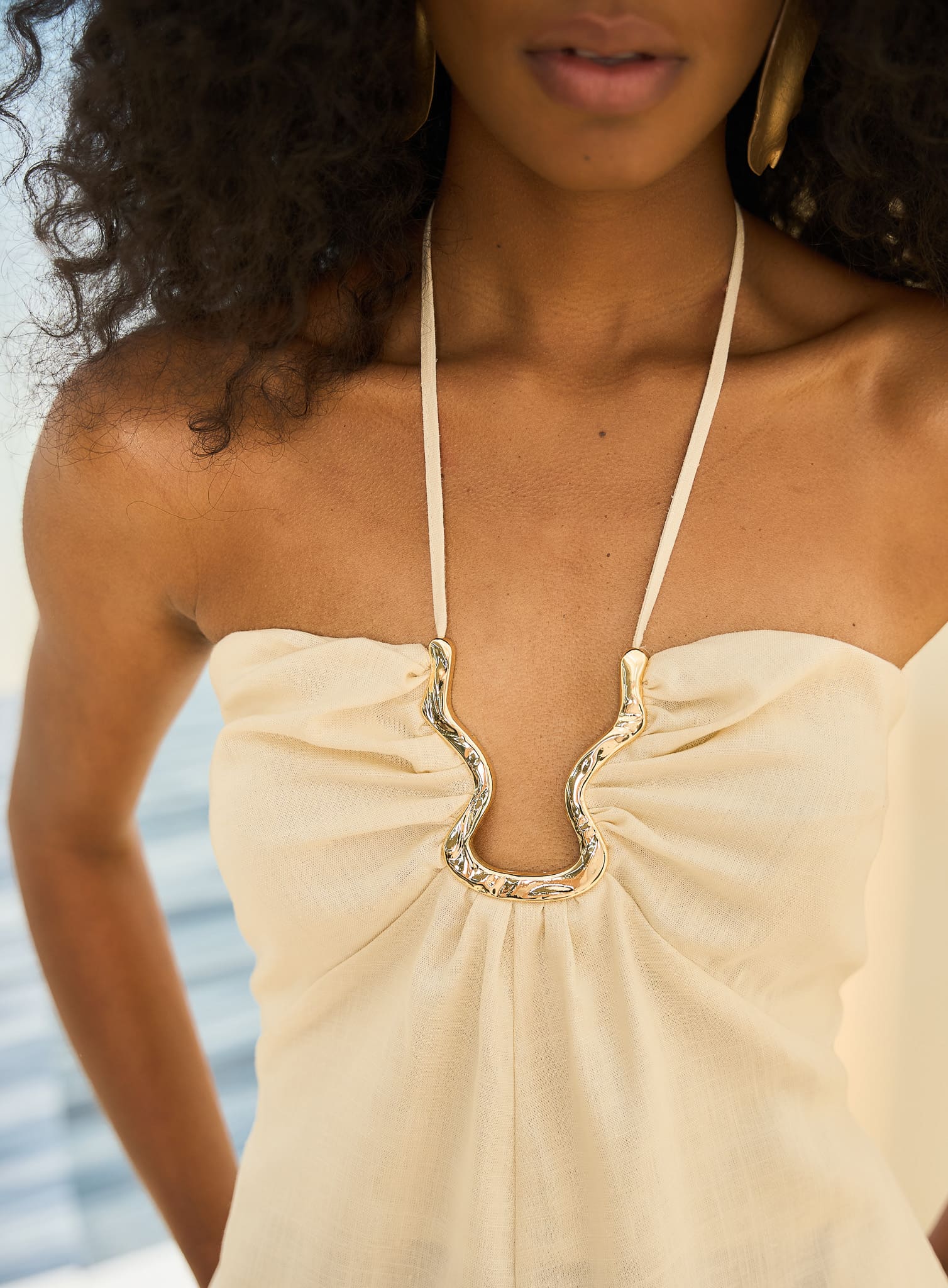 Macação Bege Nude Fresh