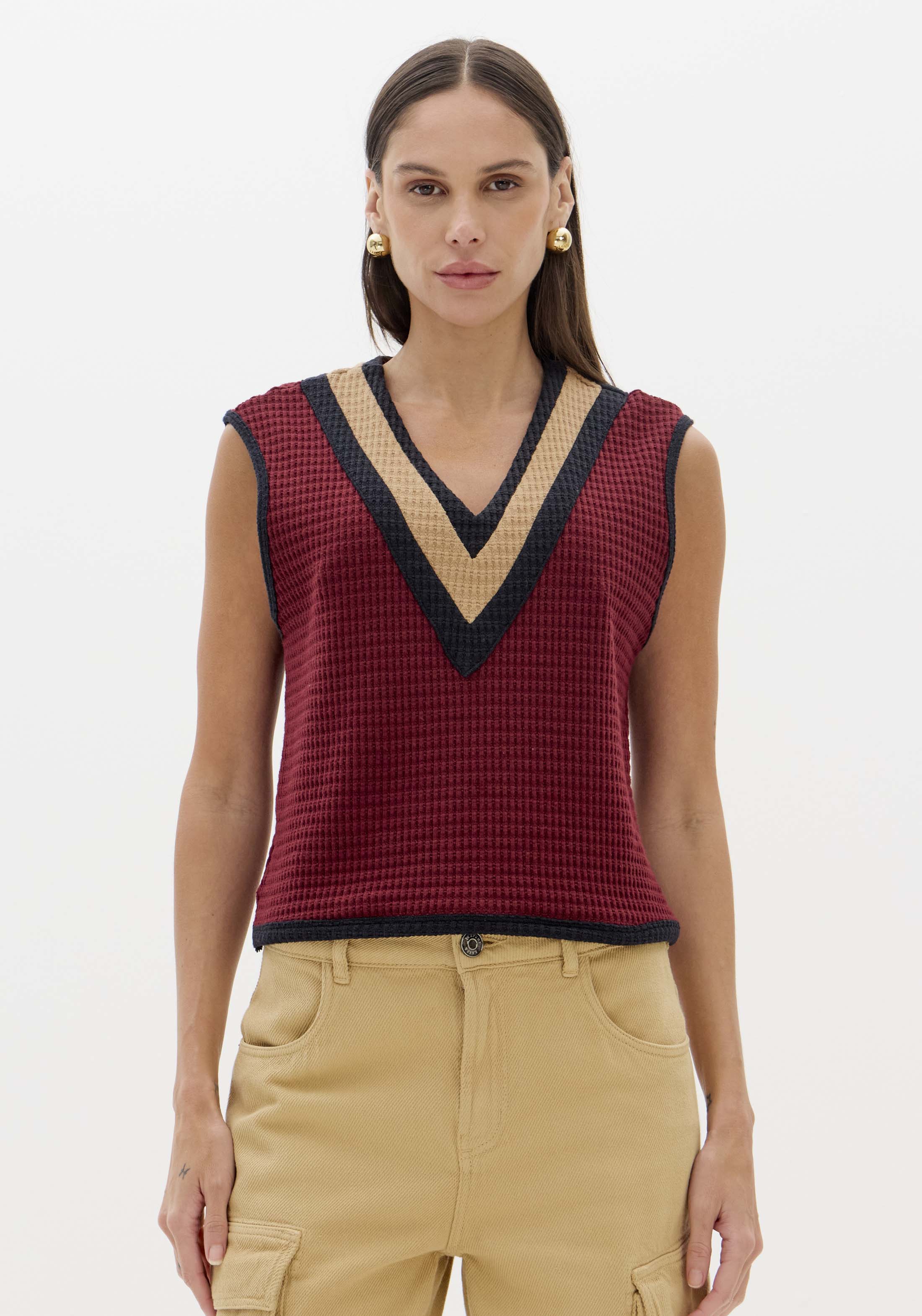 Colete Oversized Decote V