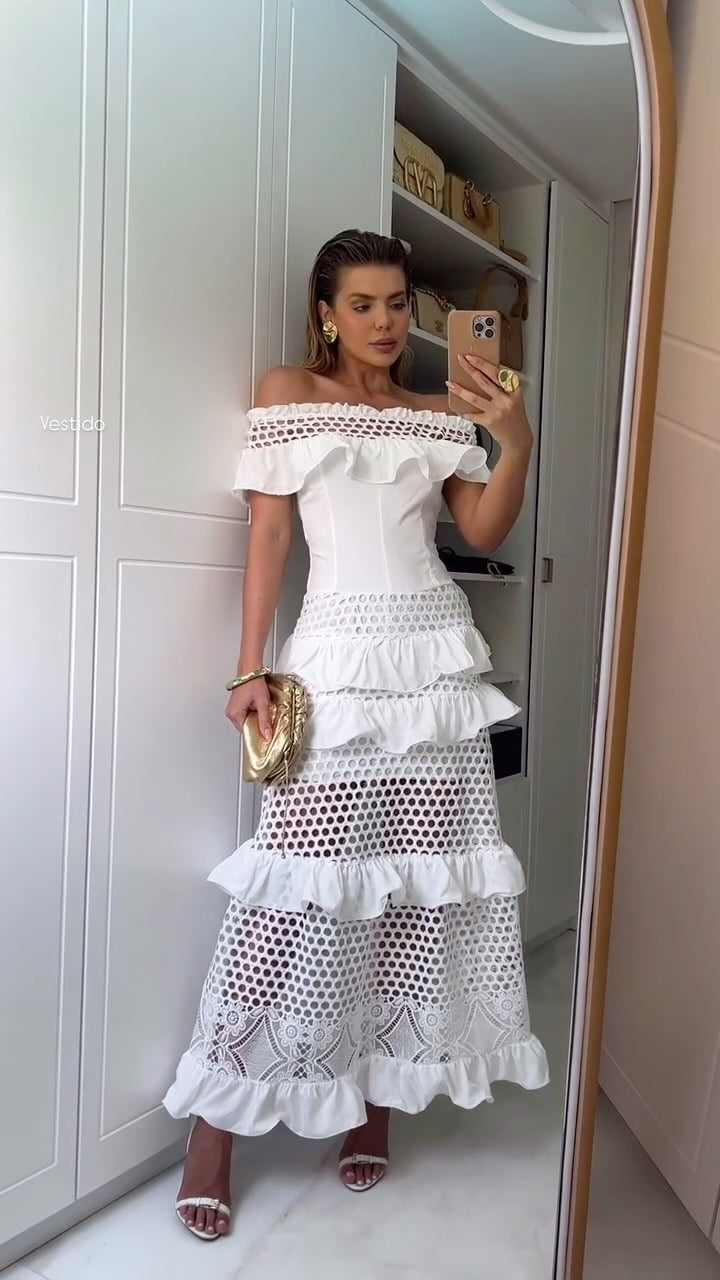 Vestido Glow - Branco