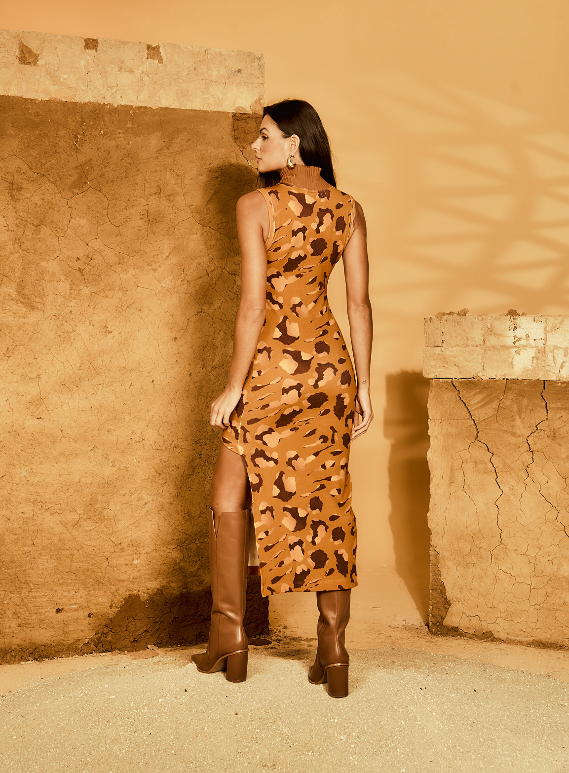 Vestido Estampado Savage Art