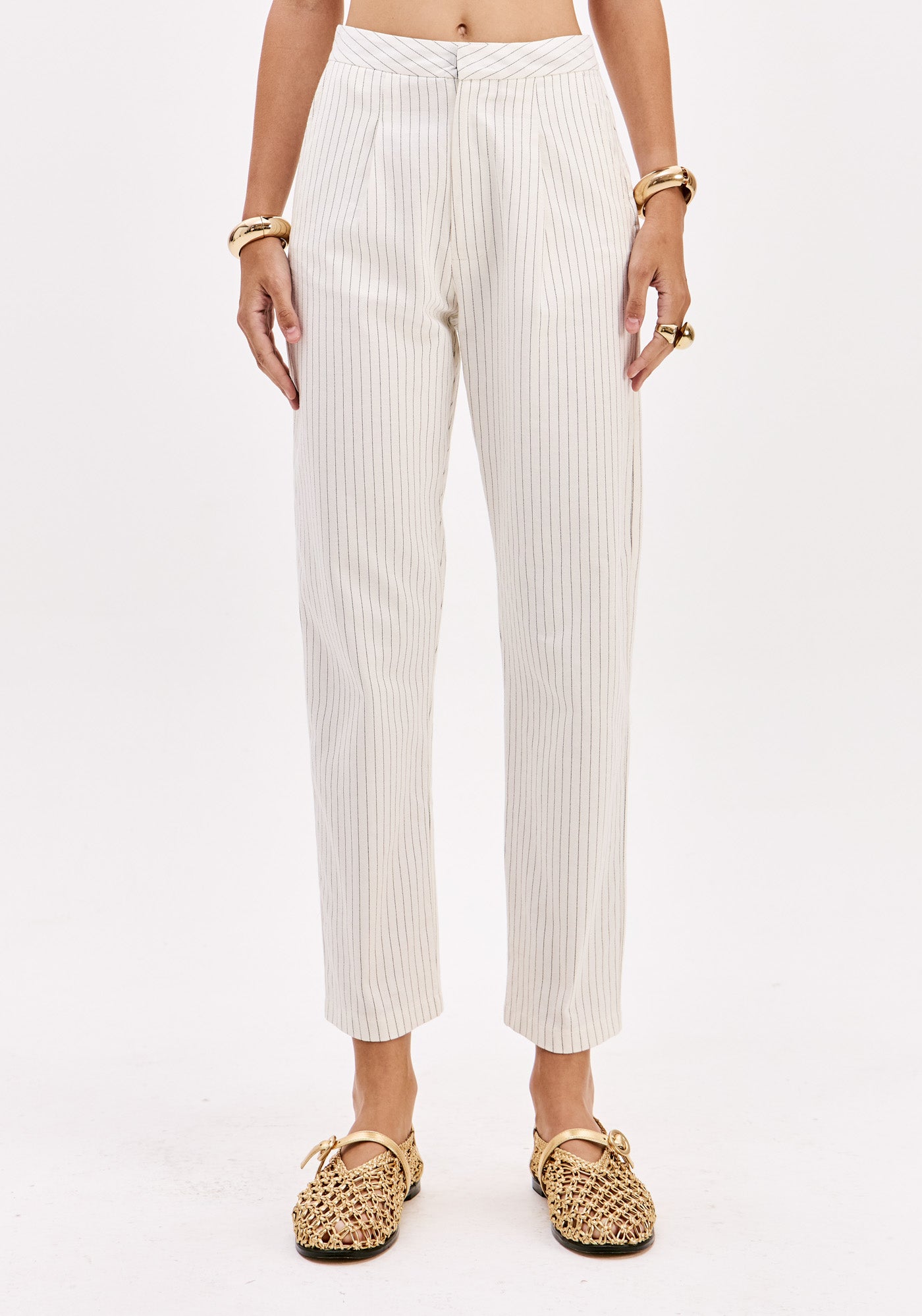 Calça Baggy Cintura Média