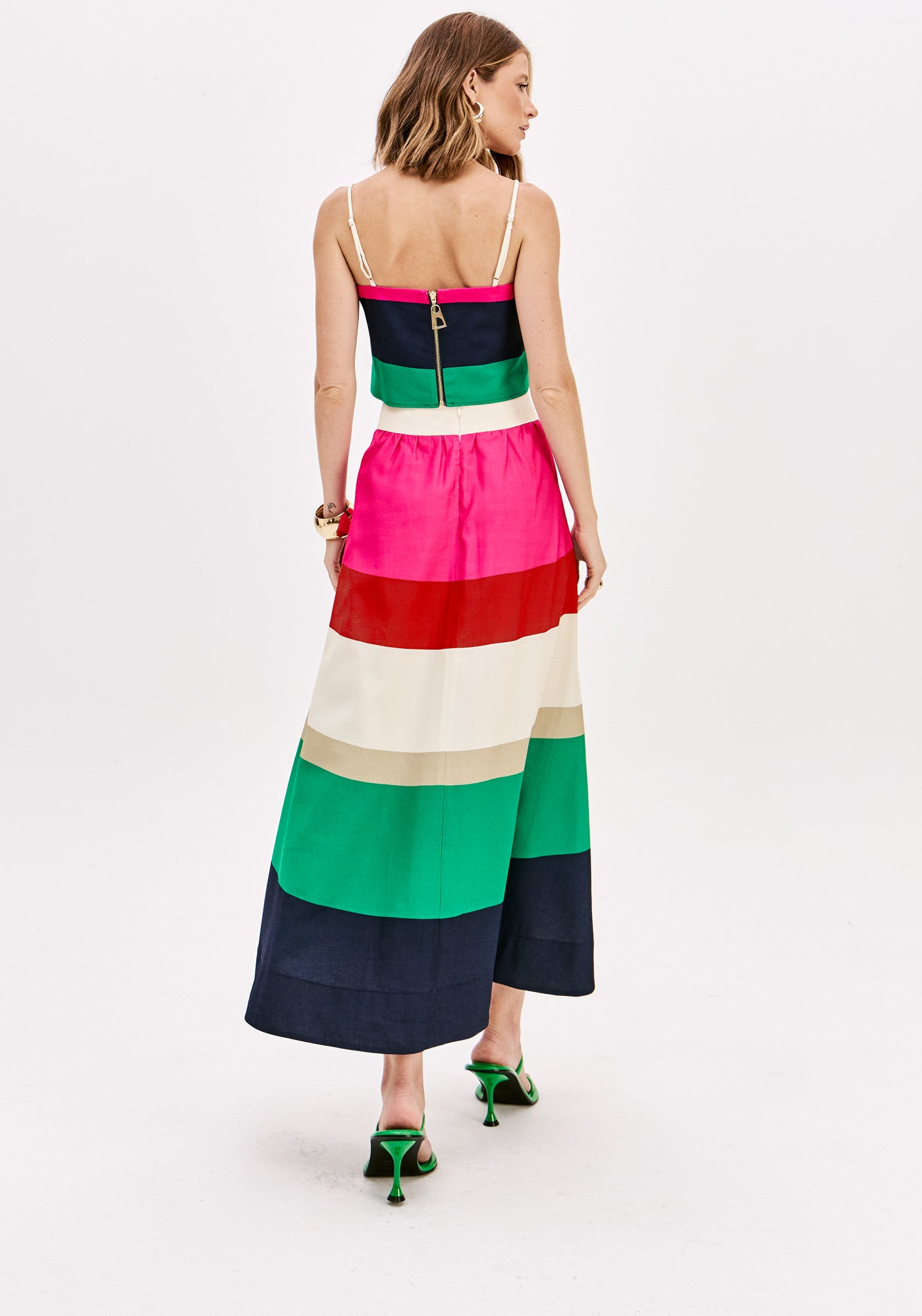 Saia Lady Like Super Midi Estampada