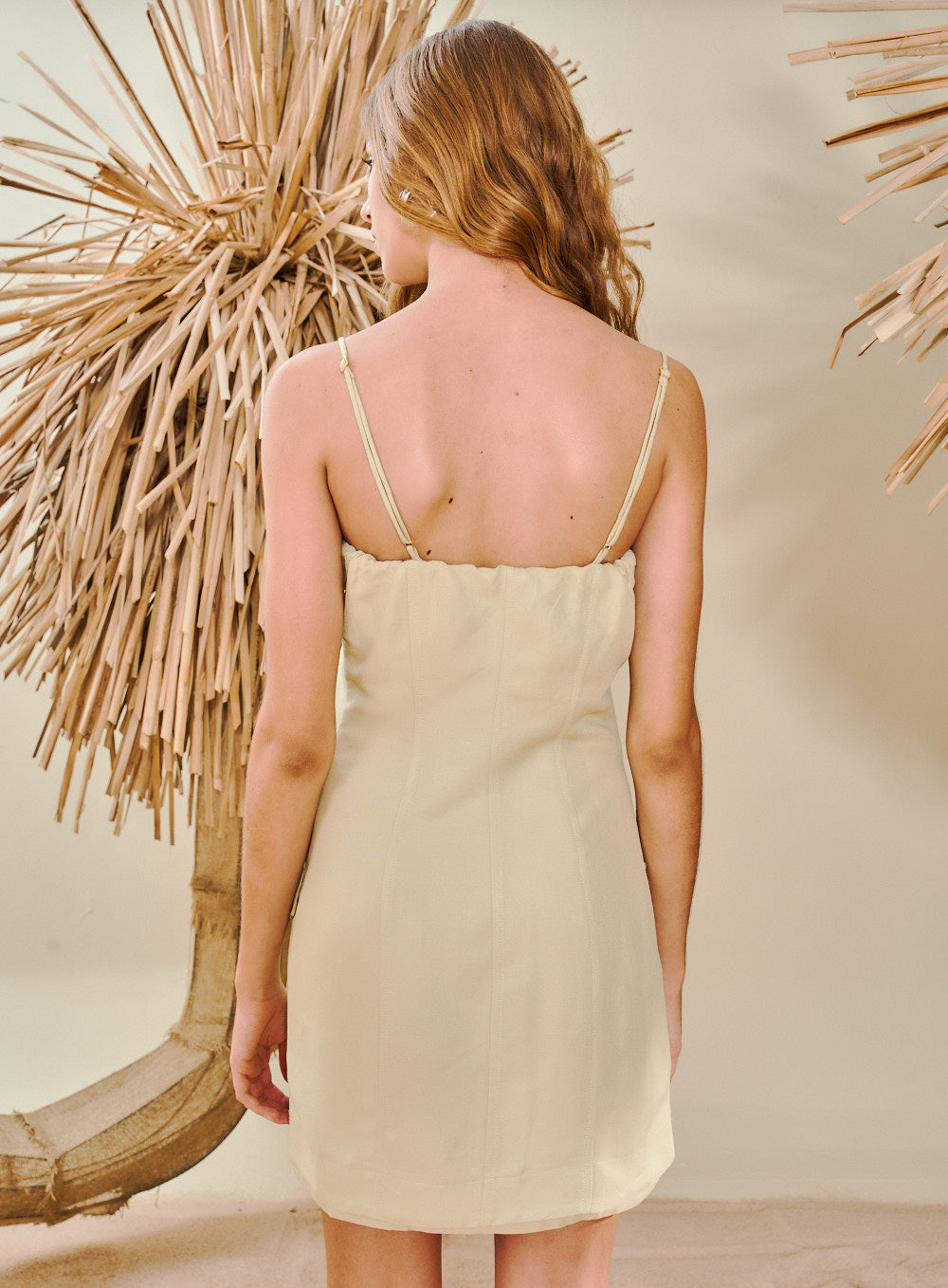 Vestido Linho Verde Palm Nature