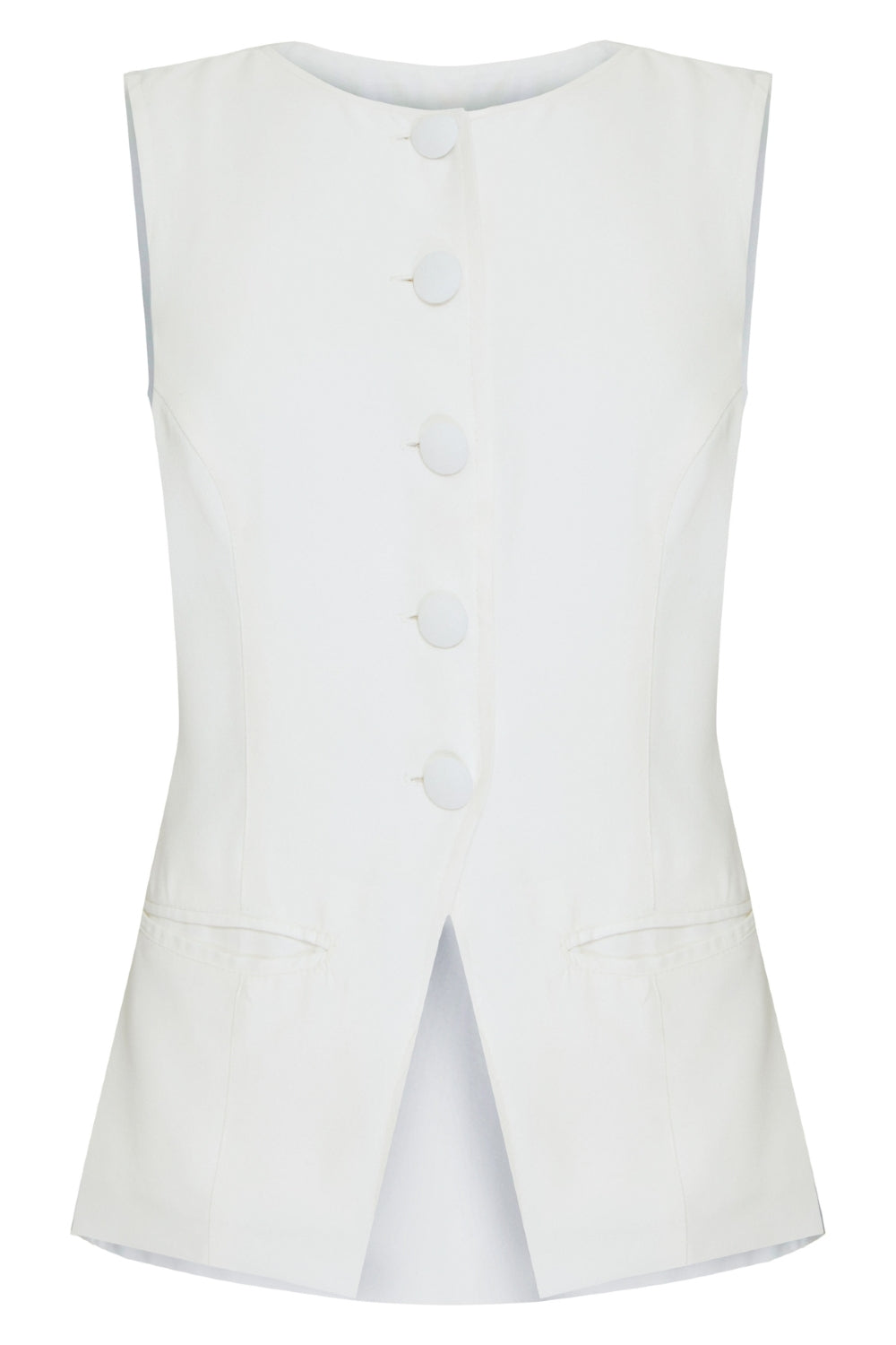 Colete Athos em Alfaiataria Branco