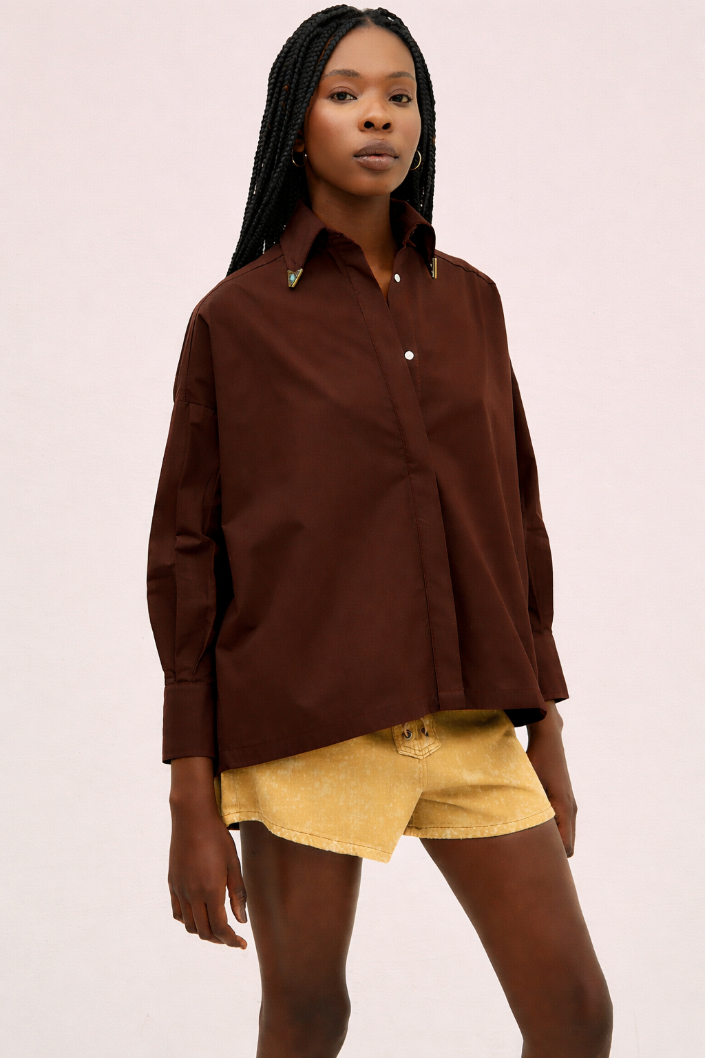 Camisa Marrom Malfitano