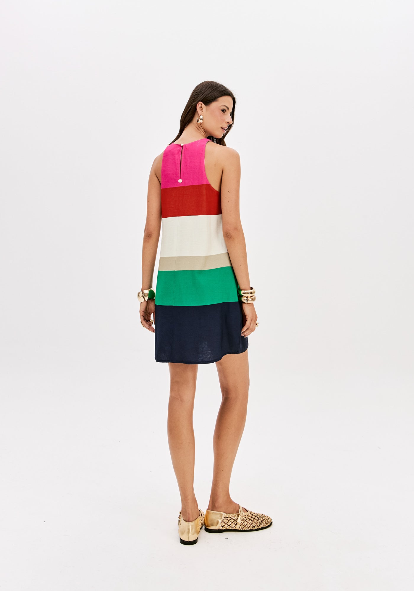 Vestido Curto Estampado