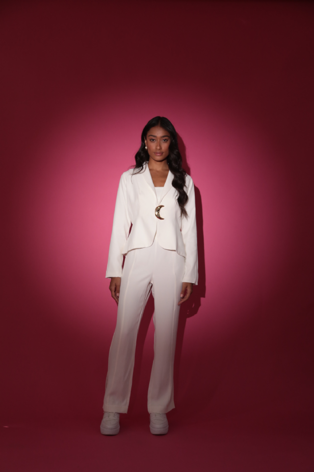 Blazer Lua Branco