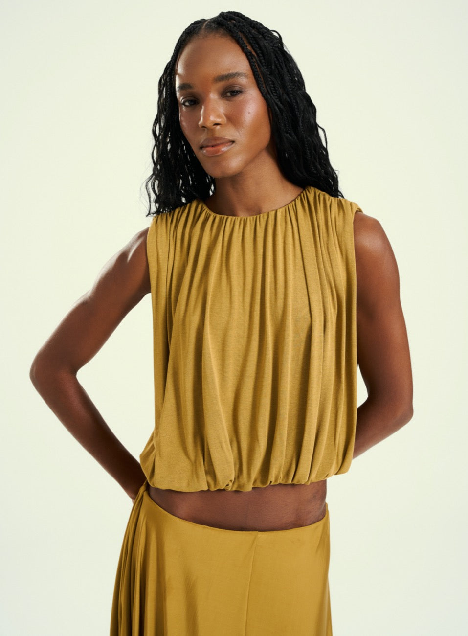 Blusa Bege Golden Whe