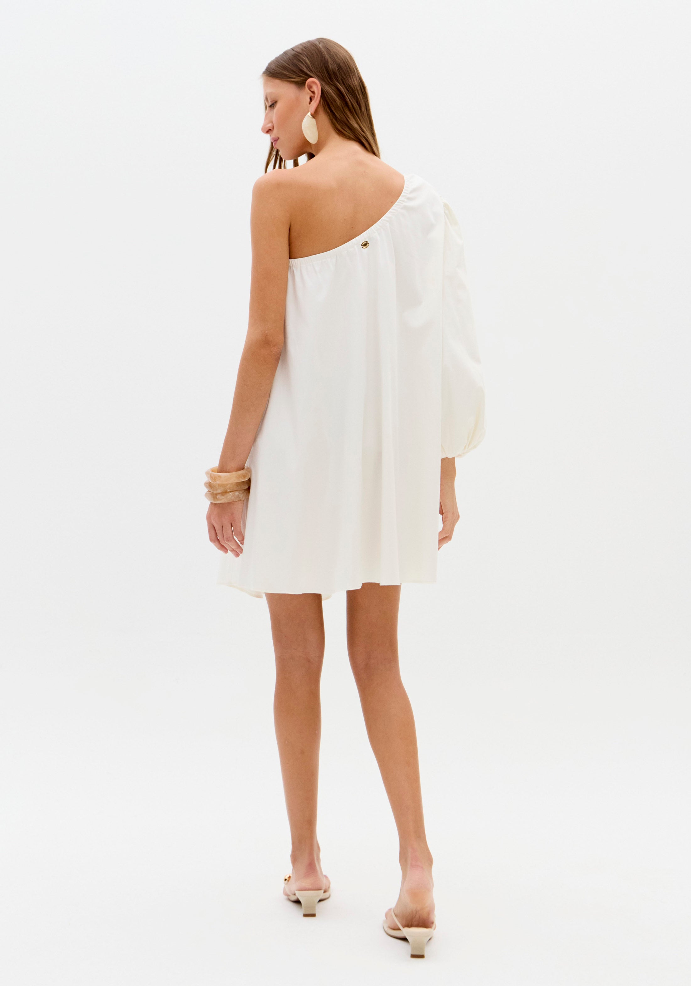 Vestido Curto Ombro Único