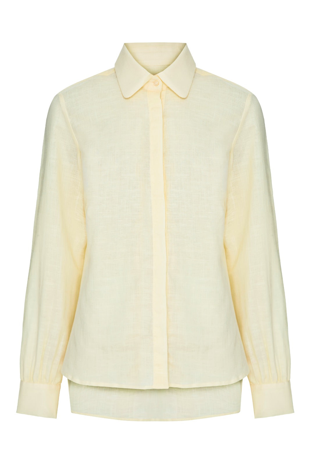Camisa Prosa Amarelo Claro