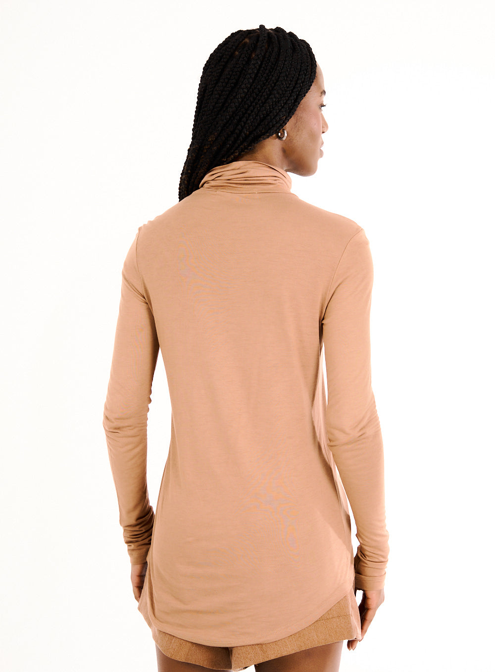 Blusa Open Marrom Mocassim