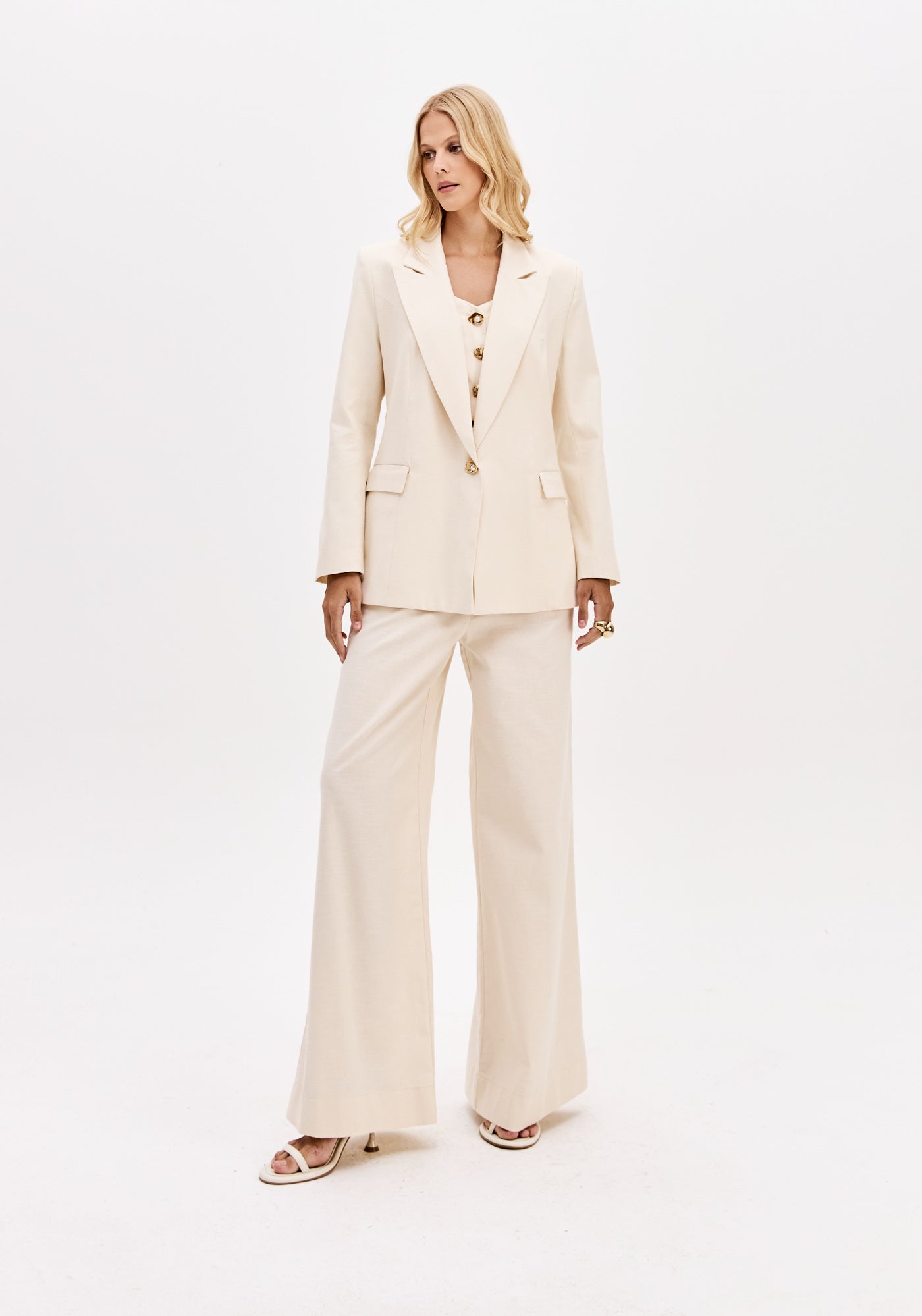 Blazer Transpassado Manga Longa