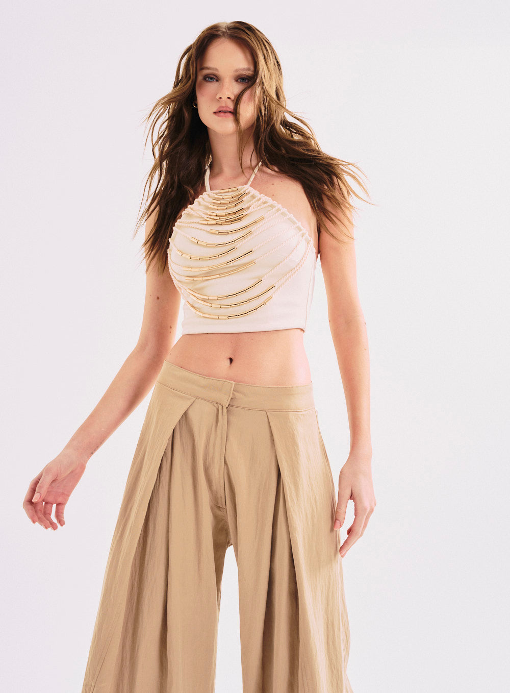 Top Bege Gipsy