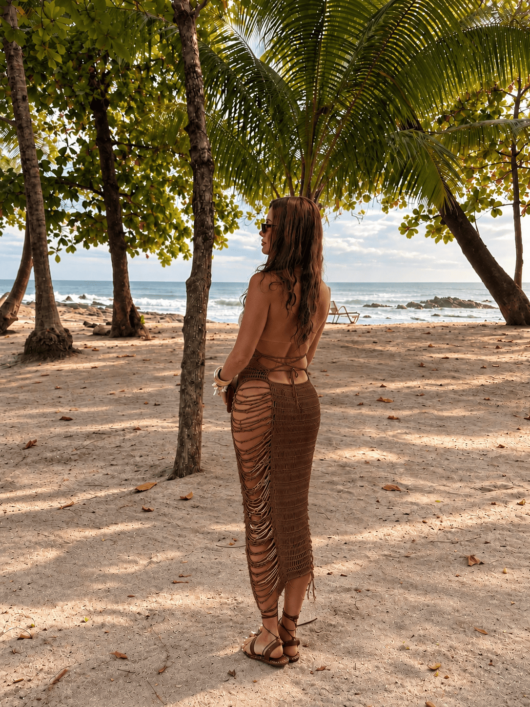 Vestido La Lora Marrom