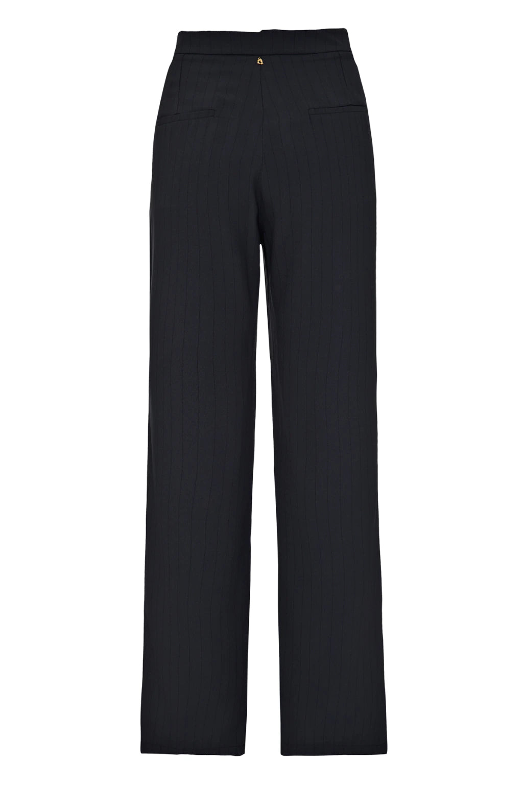 Calça Clarice Azul Marinho Risca de Giz