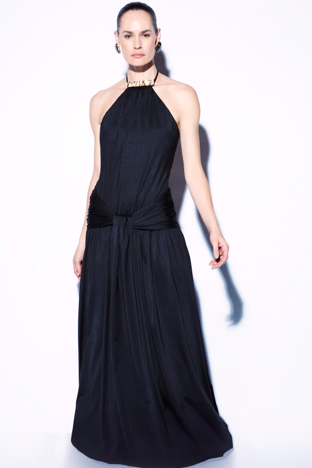 Vestido Ivy Jersey Frente Unica Preto