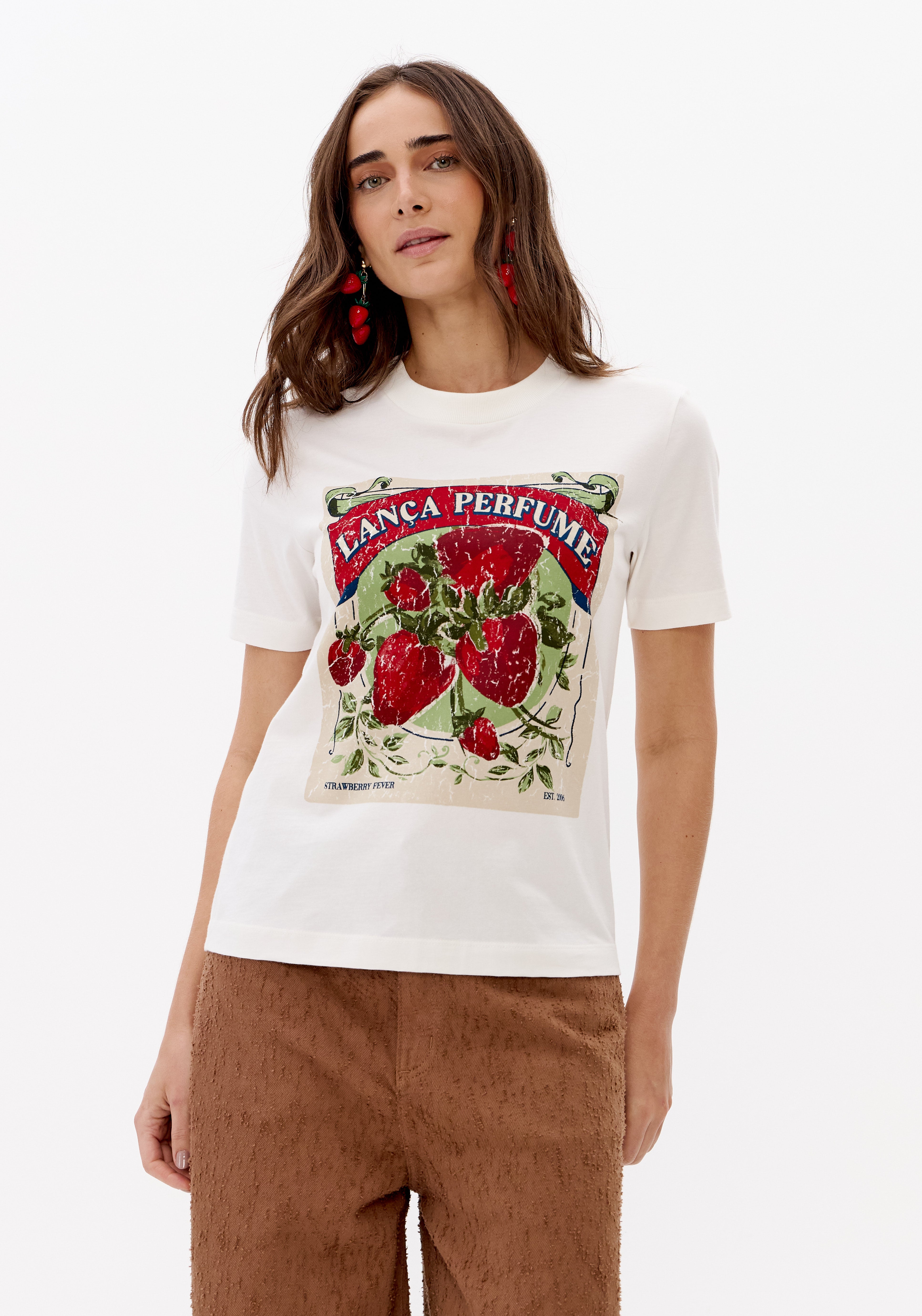 Blusa T-Shirt Regular Com Estampa