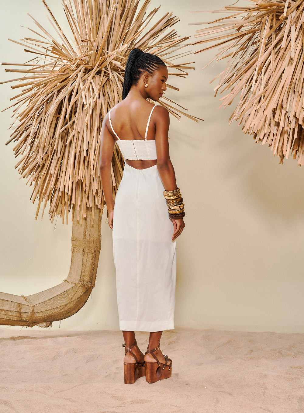 Vestido Linho Off Shell