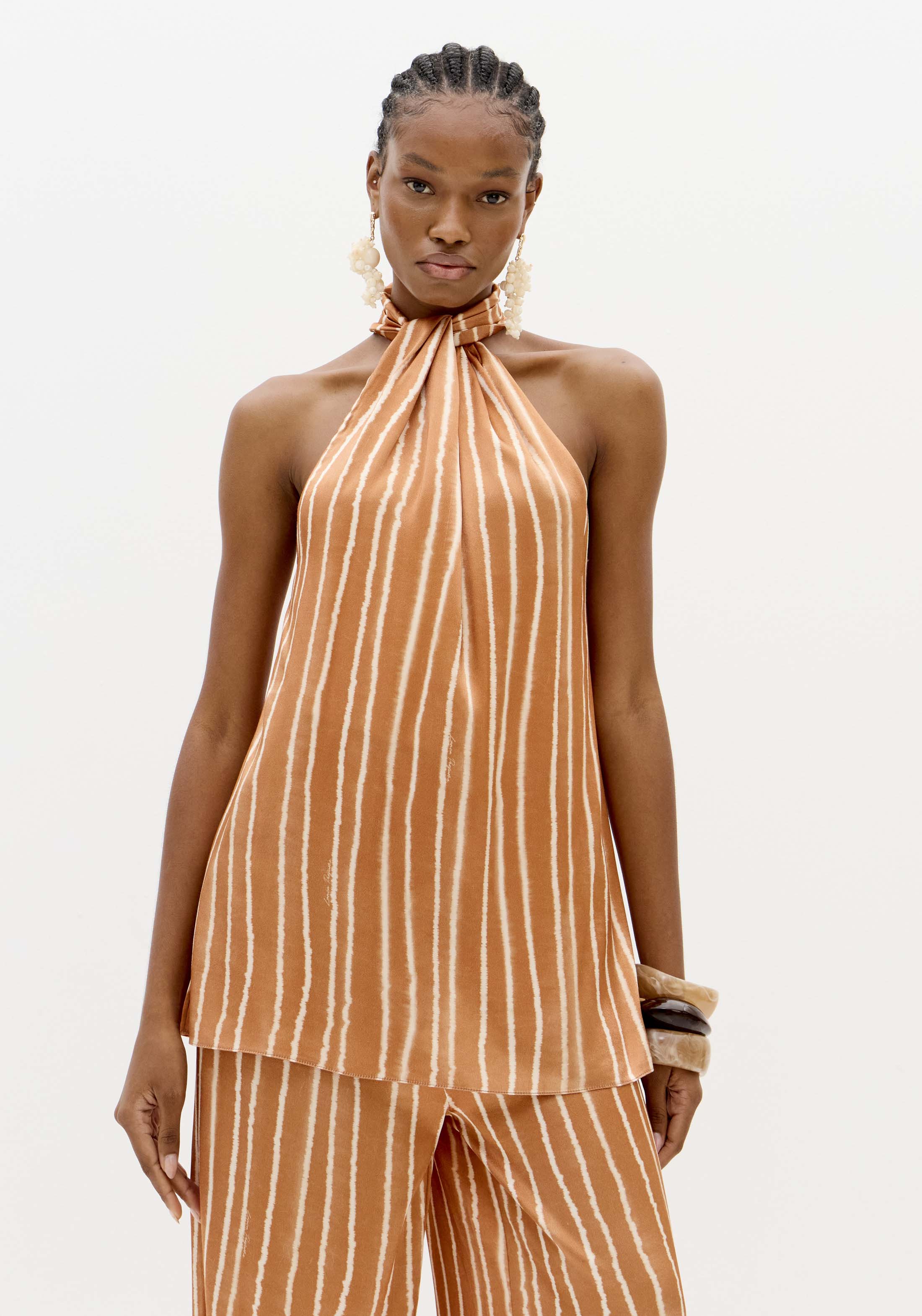 Blusa Alongada Estampada