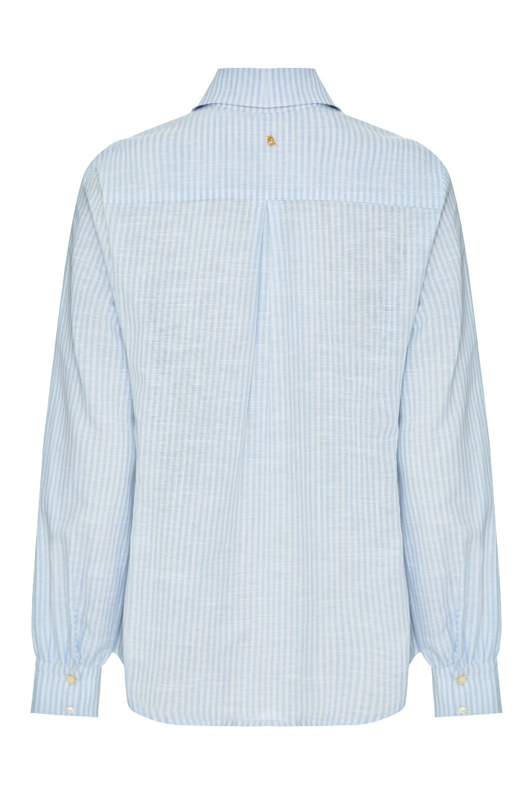 Camisa Prosa Listrada Azul Claro