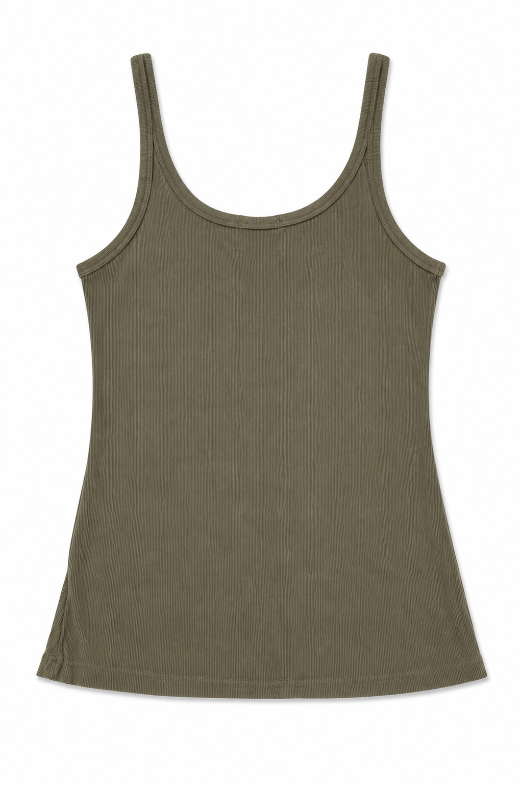Blusa Canelada Vitta Verde Militar
