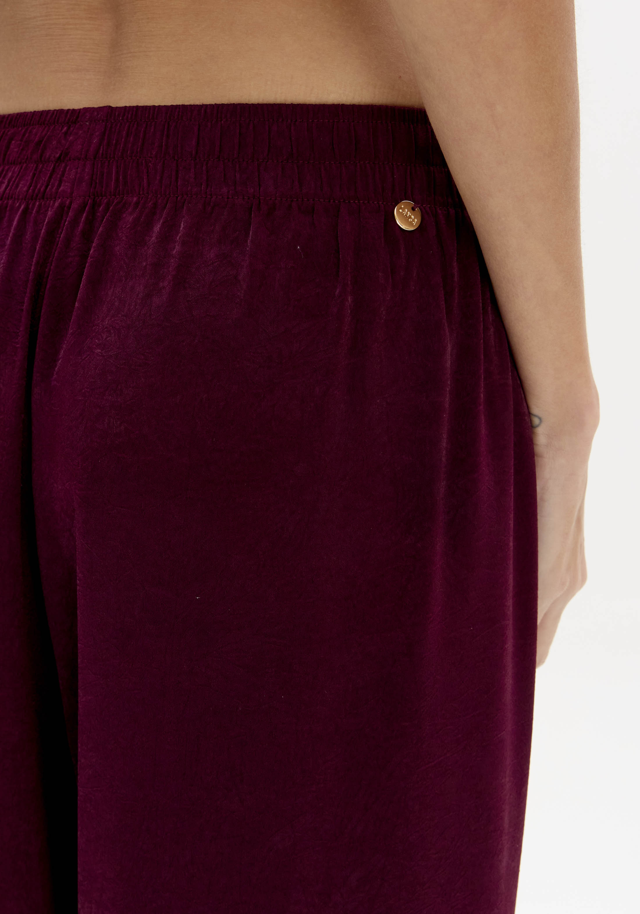 Calça Wide Leg Cintura Alta