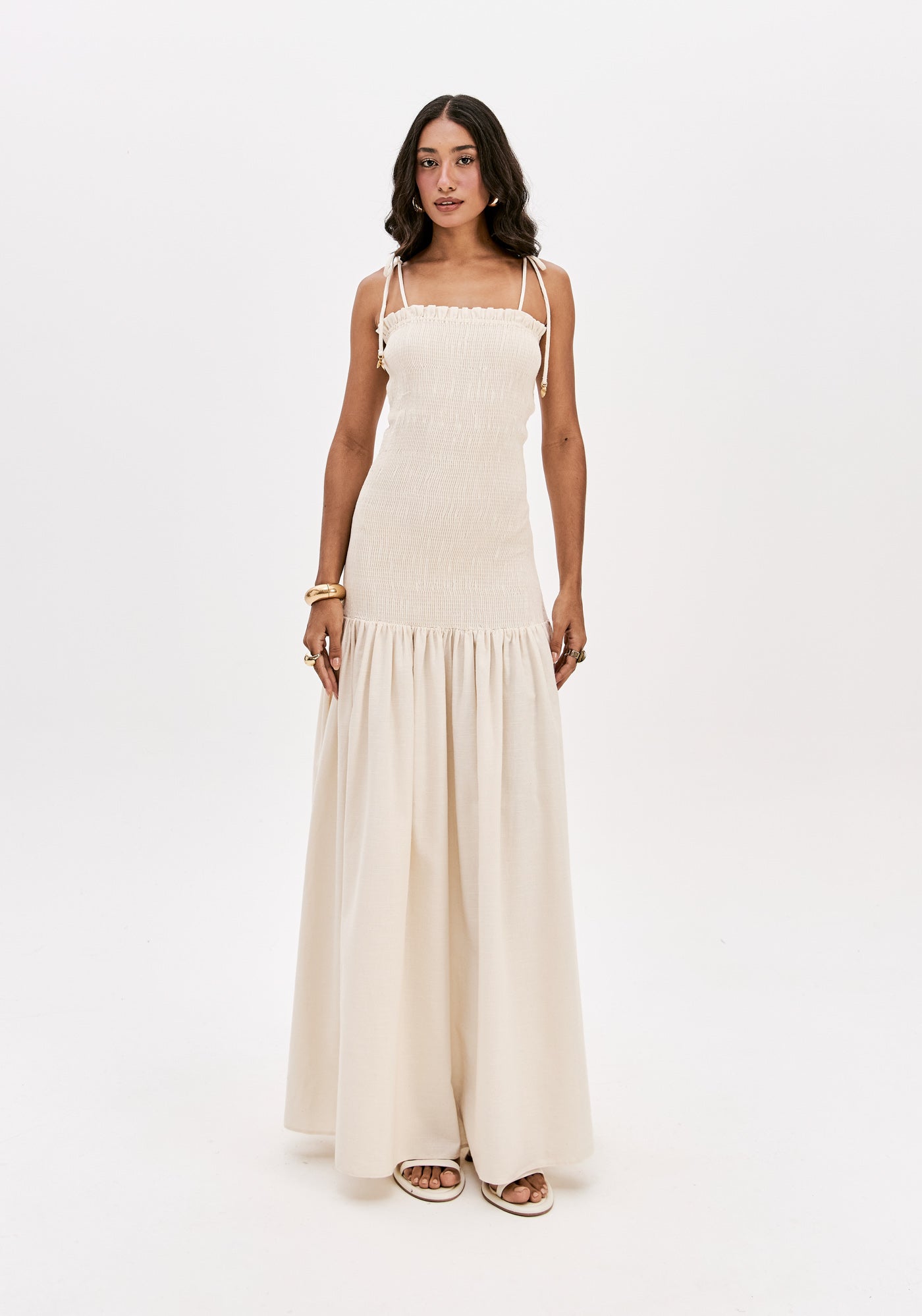 Vestido Longo De Alça