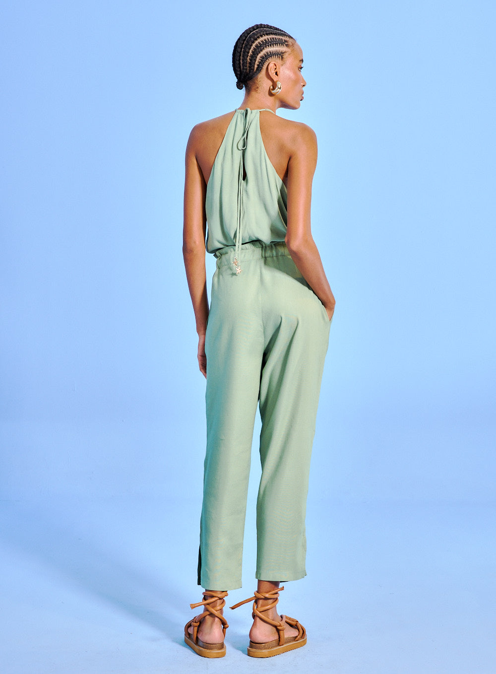 Calça Linho Verde Lennon