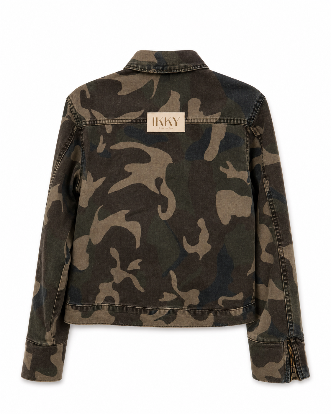 Jaqueta Curta Camuflada
