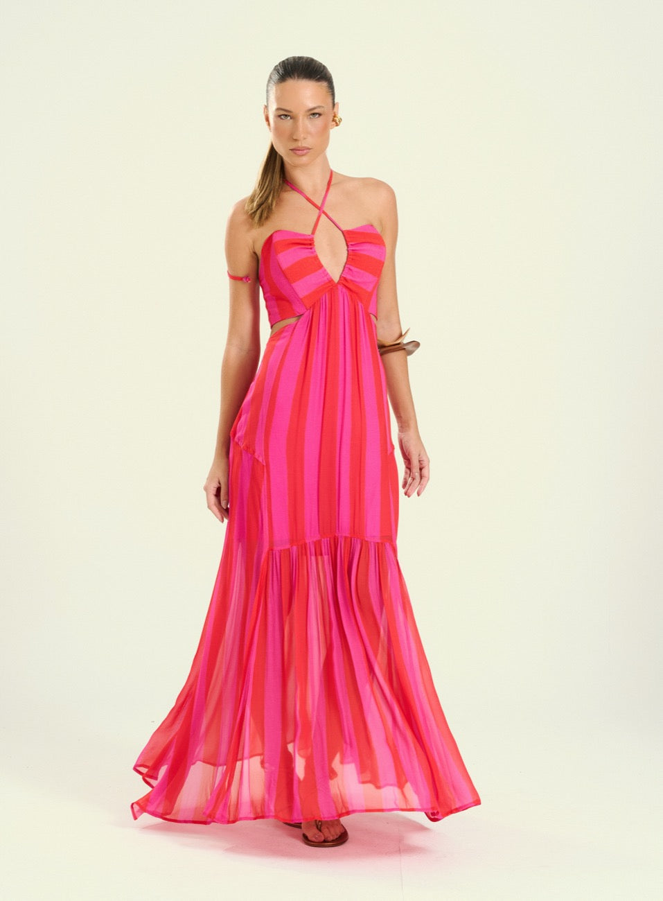 Vestido Estampado Urban Red