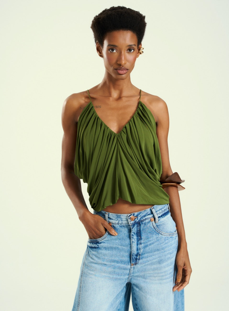 Blusa Verde Caper