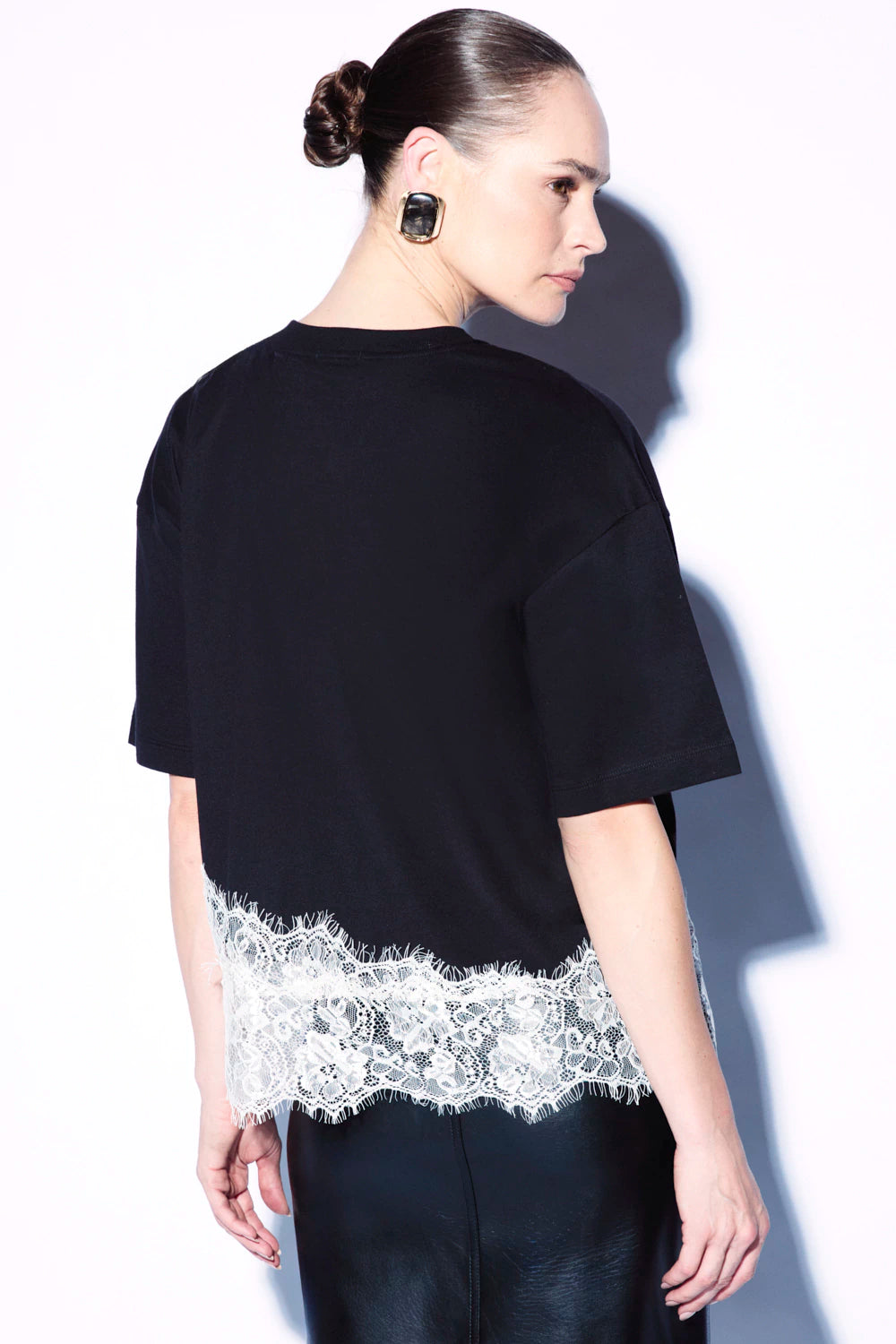 Blusa T-Shirt Kate Com Renda