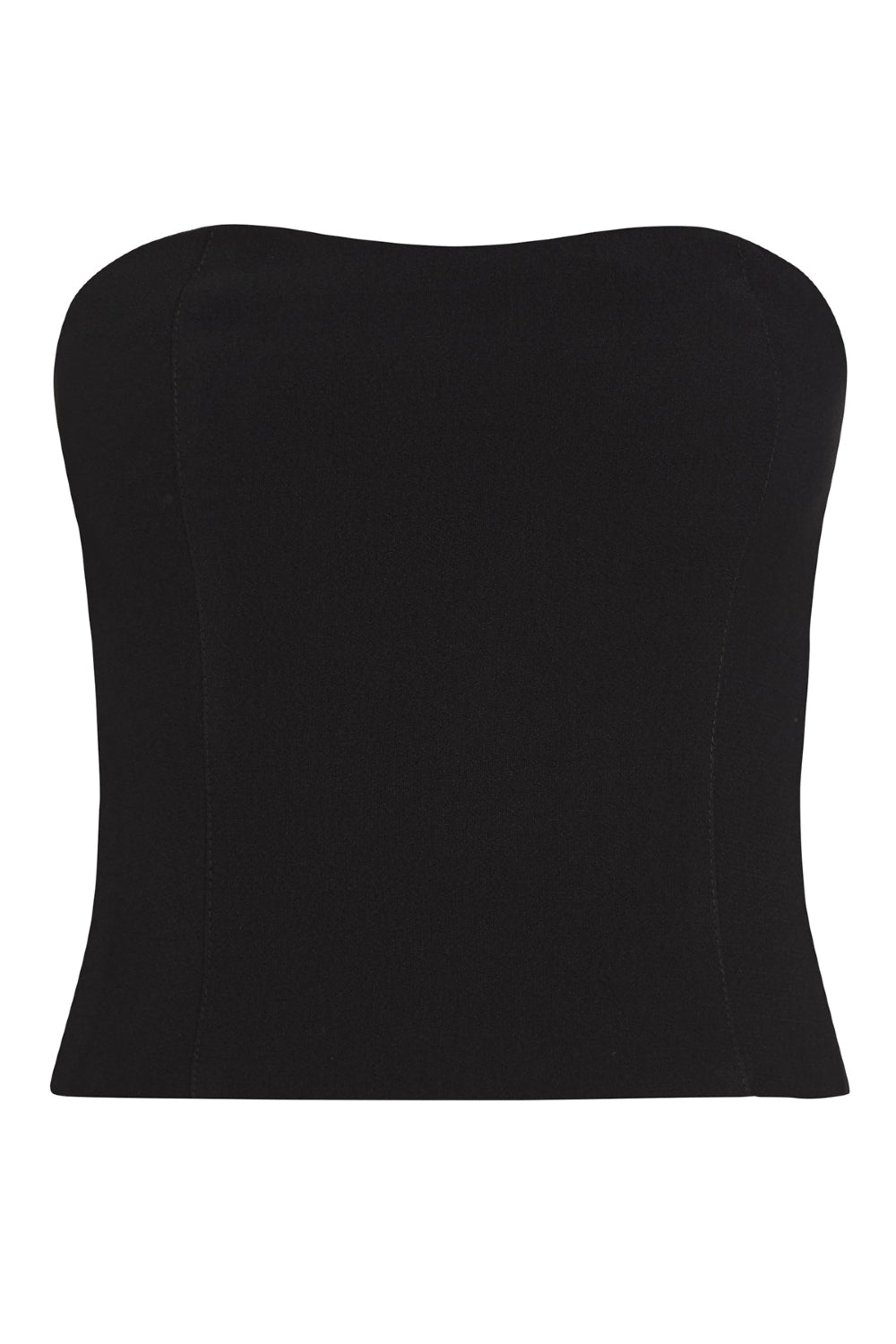 Top Modernismo Em Crepe Preto