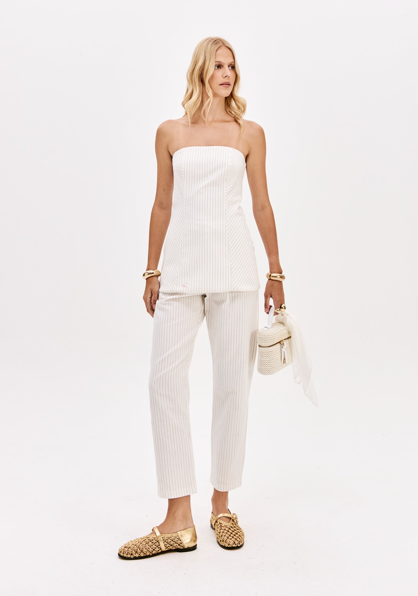 Blusa Alongada Sem Alça