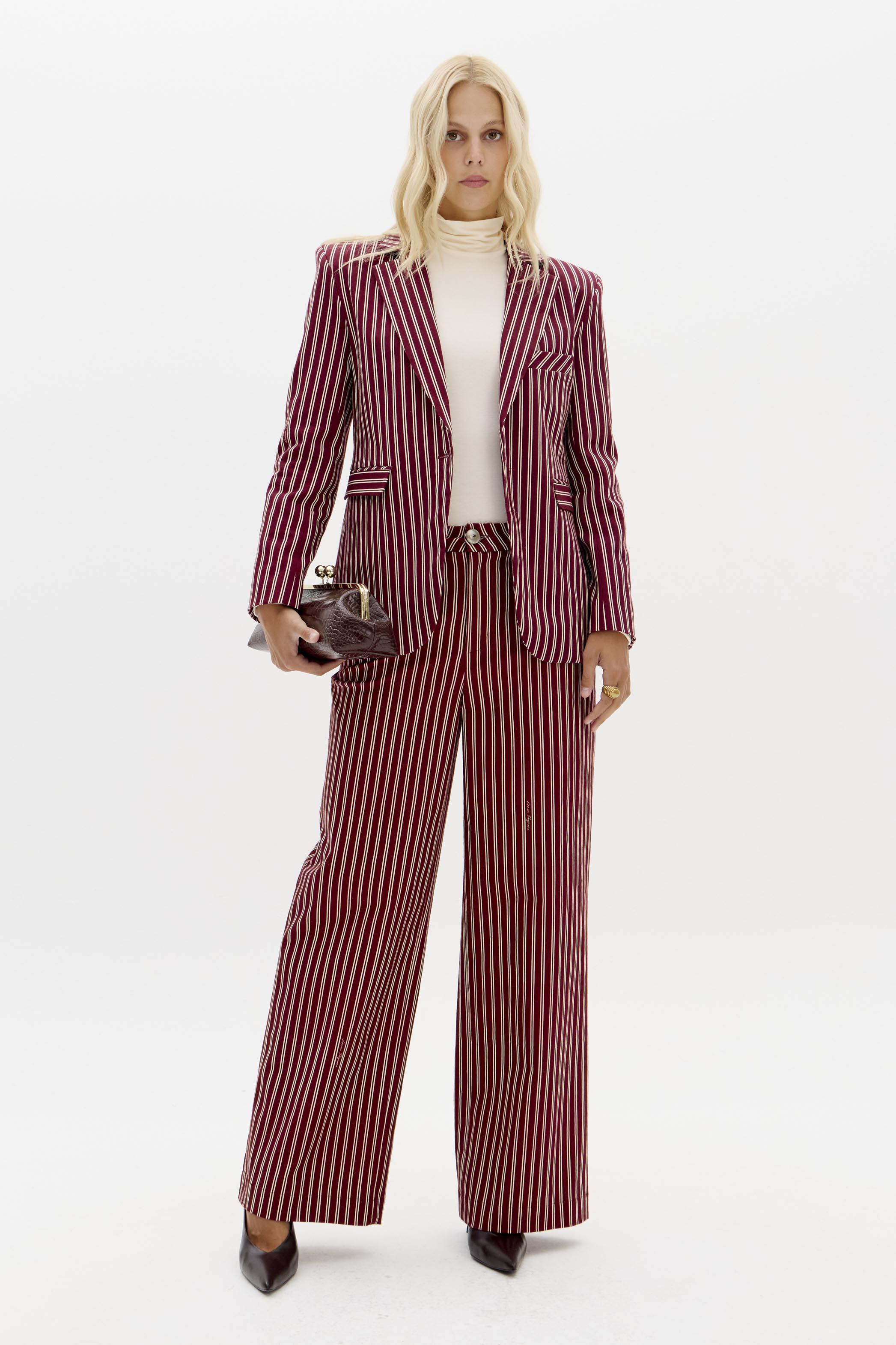 Calça De Alfaiataria Estampada