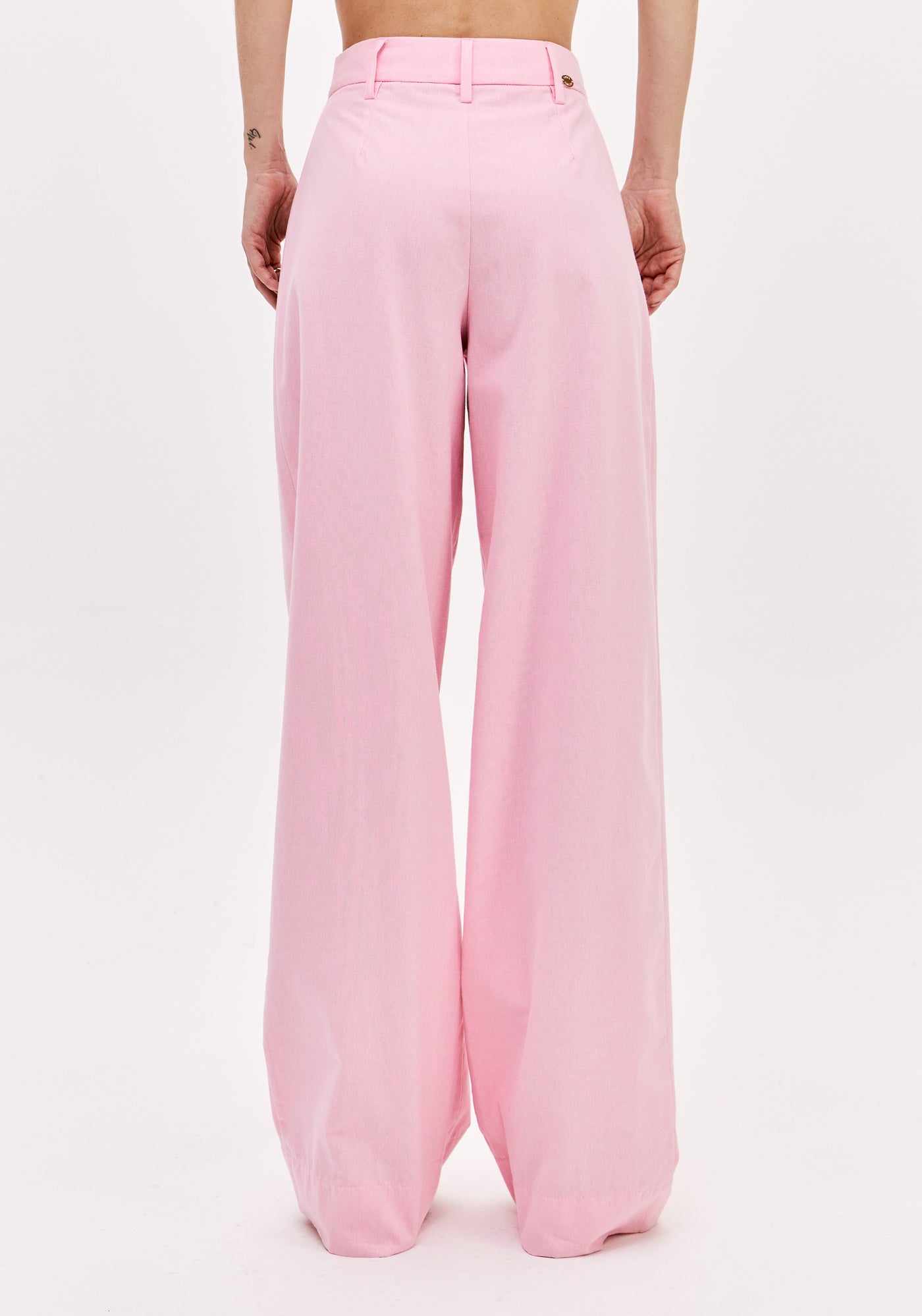 Calça Reta Cintura Alta