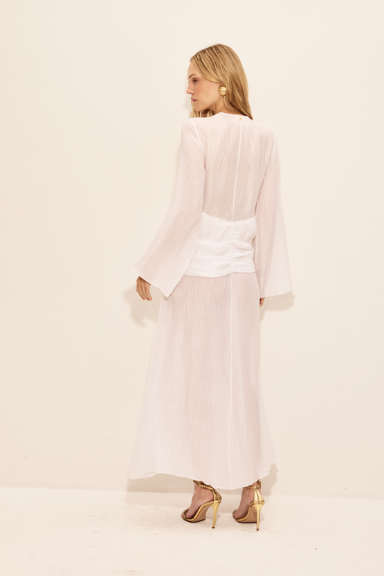 Túnica Colunas Branca