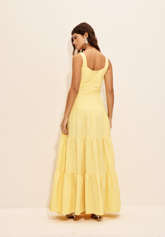 Vestido Alvorada Amarelo