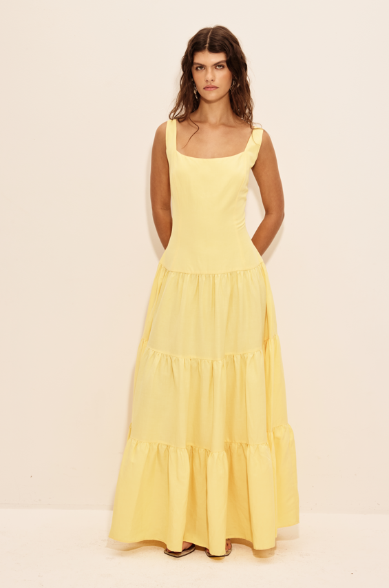 Vestido Alvorada Amarelo