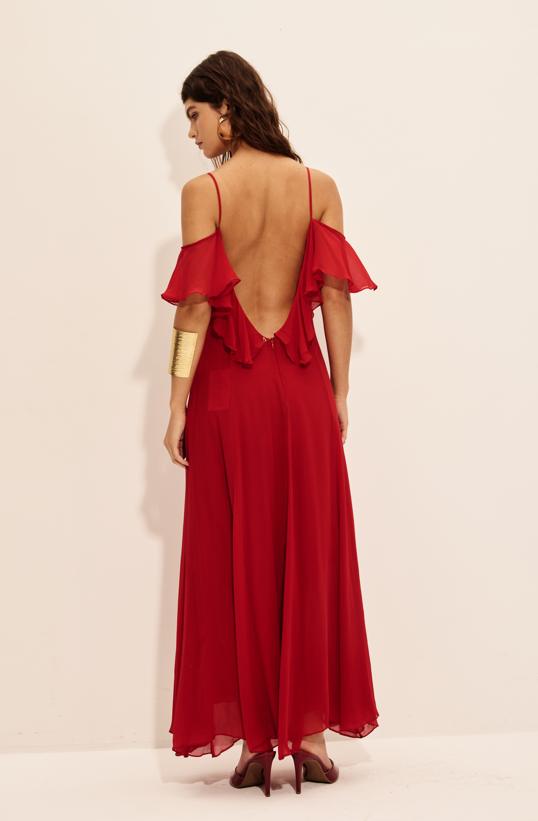 Vestido Calçadão Vermelho