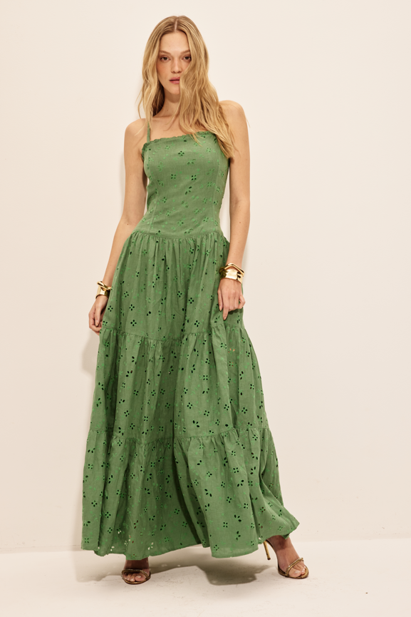 Vestido Modernismo Verde