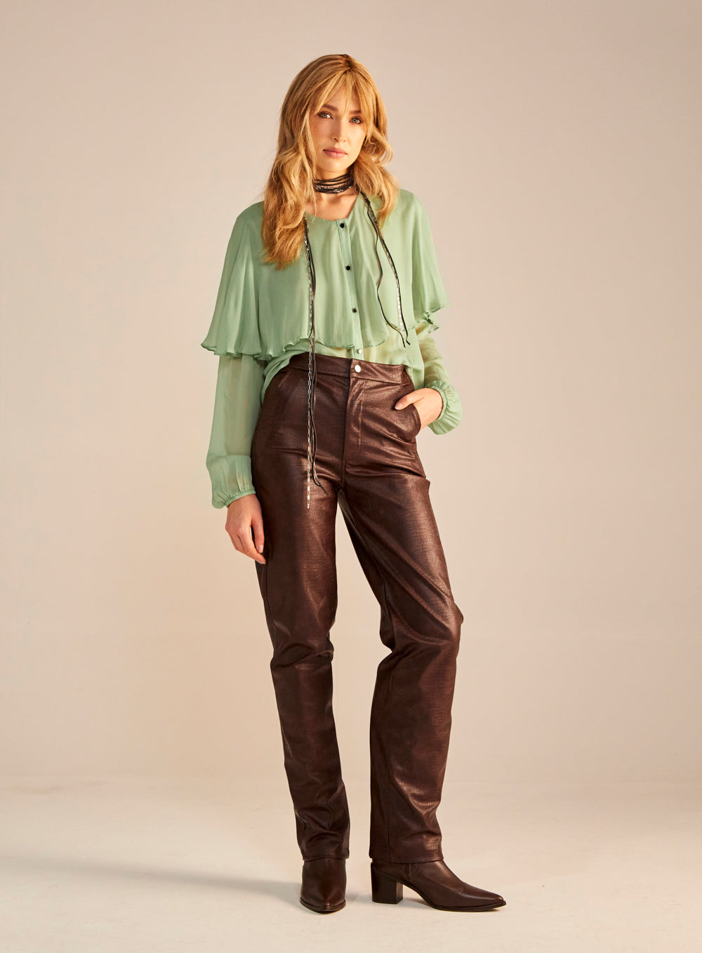 Camisa Verde Matcha