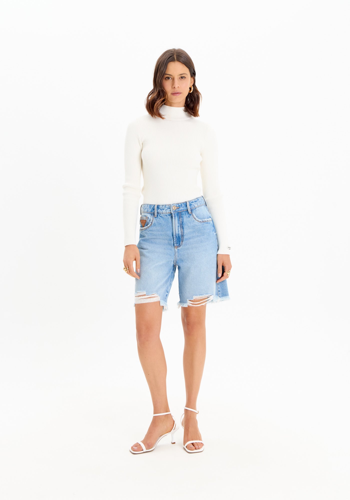 Bermuda Jeans Comfort Super High
