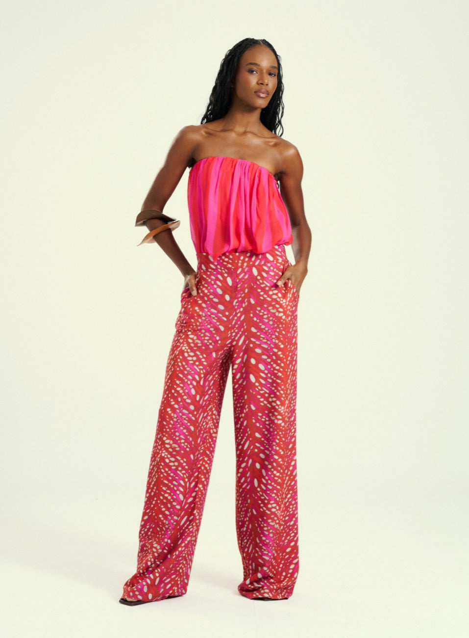 Calça Estampada Red Breeze