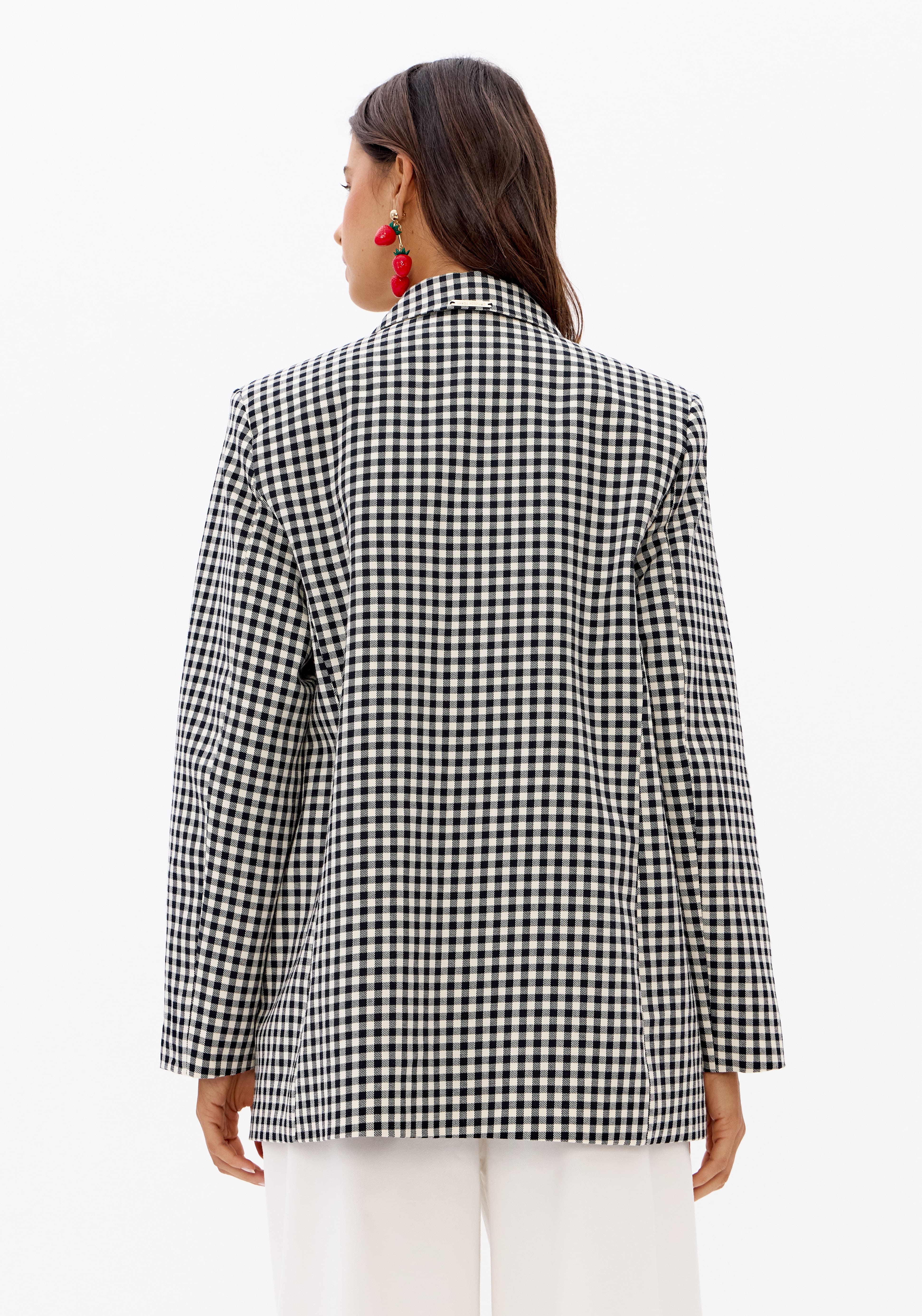 Blazer Oversized Xadrez