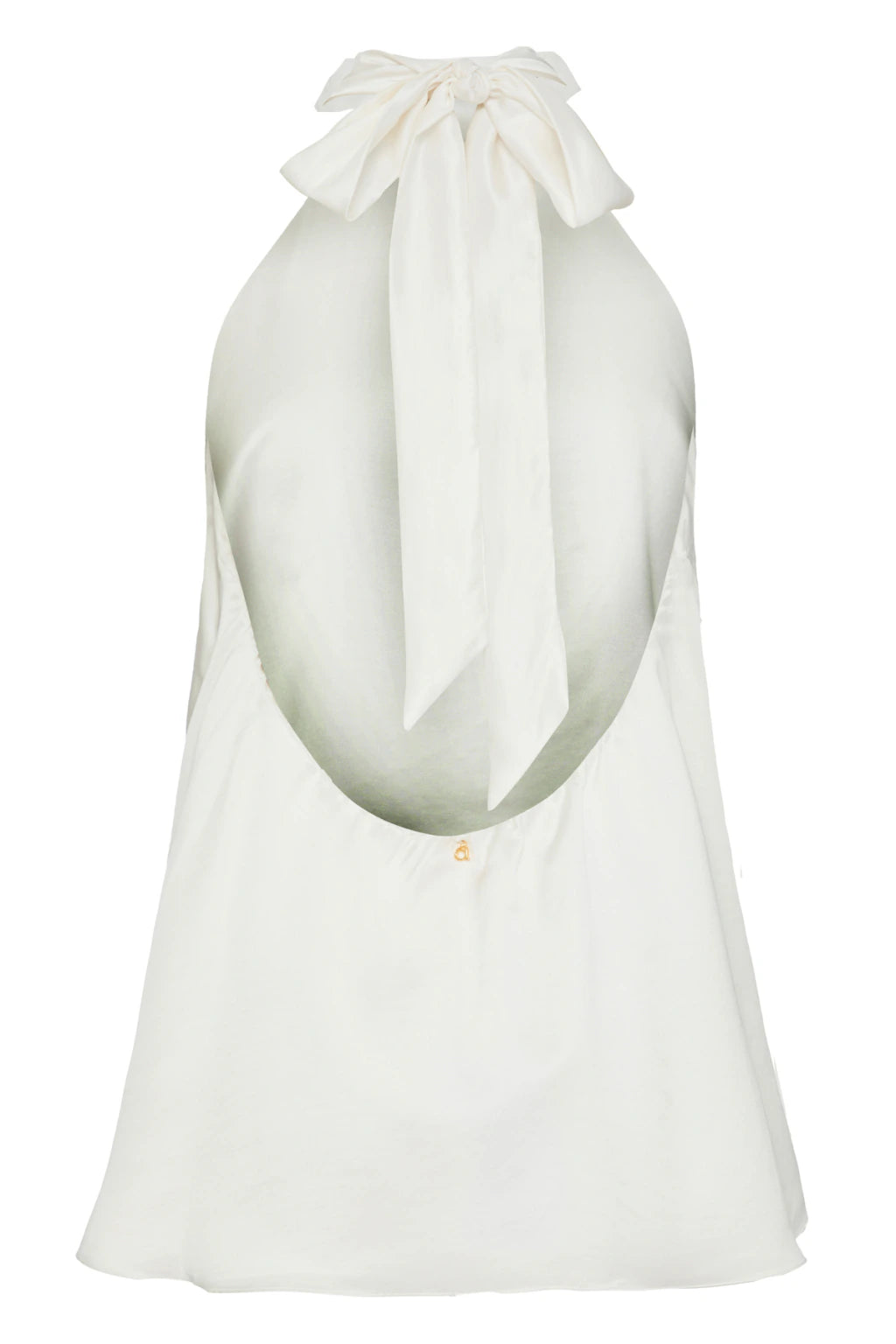 Blusa Hilda Cetim de Seda Branca